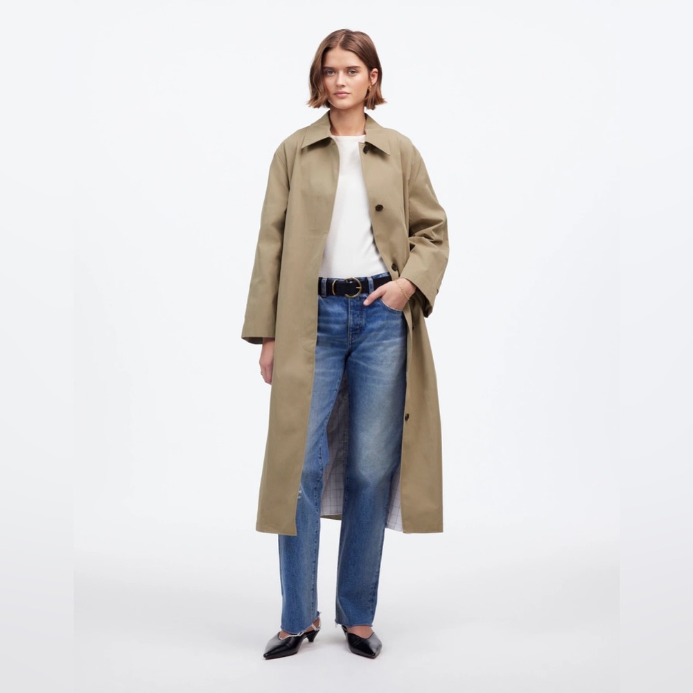 NWT Madewell Single-Breasted Trench Coat